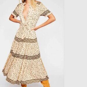 Free People Rare Feelings Maxi Dress Size Small